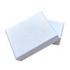 Custom Print Shipping Friendly Box 2 3/4"x3 1/2"x5/8" White Linen (Foam Insert)