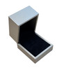 Large Brushed Leather Jewelry Box Light Gold