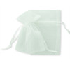 100 Organza Jewelry Bag Gift Pouch White 3" x 4"