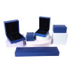 (Free Shipping) Leatherette Jewelry Boxes Royal Blue
