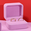 Velvet Jewelry Box Pink