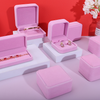 Velvet Jewelry Box Pink