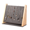 (Free Shipping) Wood Bracelet Necklace Display Ramp 5 Colors
