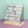 Metal Earring Card Holder Black or White Wired Rack 3 & 5 Tiers