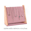 Pink Velvet Necklace Display