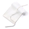 Deluxe Microfiber Velvet Jewelry Pouch 4x4" White