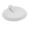 12pcs Jewelry Ring Clip Display White Leatherette Circular  1-5/8" Diameter