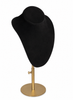 Adjustable Necklace Stand Jewelry Bust Gold Base  7.5"-12"