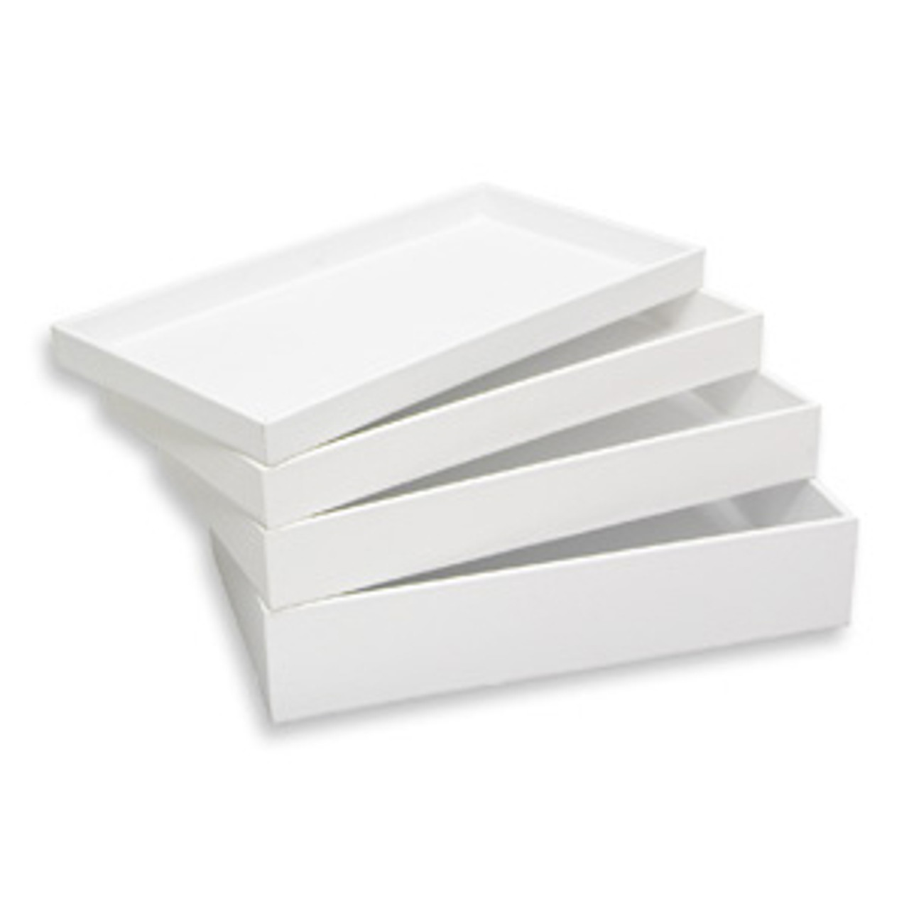 Stackable Jewelry Tray-Plastic-White-Full Size-1