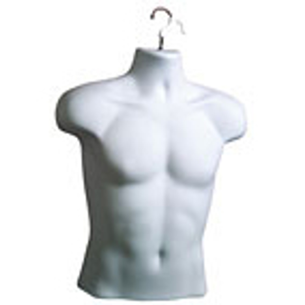 New Product Fiberglass Torso Cheap Upper Half Body Male Mannequin