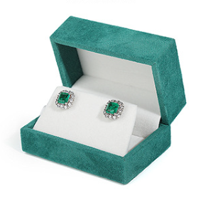 Large Velvet Jewellery Box Green Zakka Canada