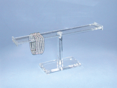 Acrylic Bracelet Bangle Display T-Bar Flat 5"H