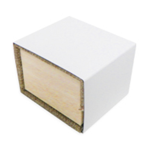 Deluxe Burlap Magnetic Ring Box