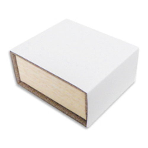 Deluxe Burlap Magnetic Earring Pendant Box