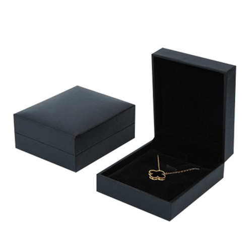 Black Kraft Paper Jewelry Box Bracelet Necklace Ring Earring Boxes