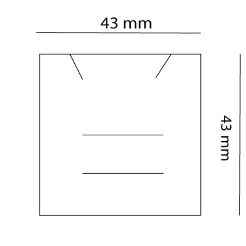 100pcs Jewellery Ring Earring Pendant Box 2"x2"x1" (Foam Insert) Multi-Use