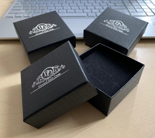 Logo Print Paper Box 3" x 3" x 1.25" (Foam Insert)