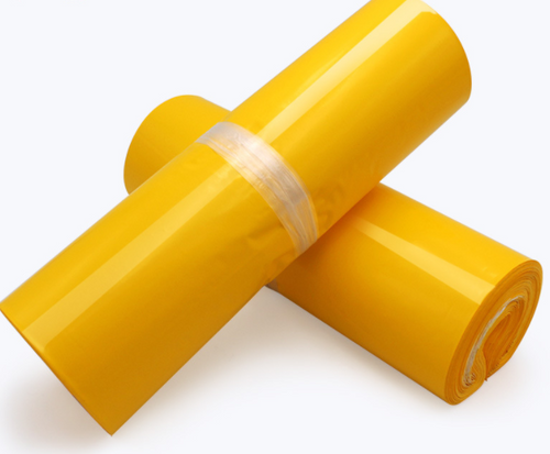 100 Poly Mailer Shipping Bag  9.75 x 12" (25*31+4cm) Yellow