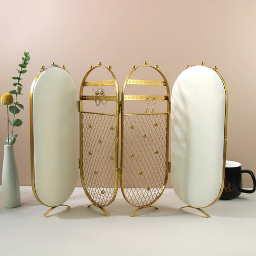 Vintage Inspired Reversible Velvet Linked Panel White Green Pink