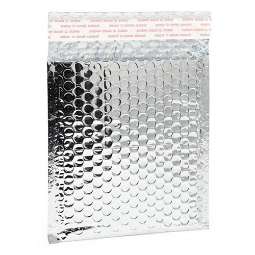 100pcs Metallic Glamour Bubble Mailer Envelope 4.25" x 6" (11*15cm) Multiple Colors