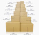 Logo Print Corrugated Shipping Carton Case (1000 Boxes)