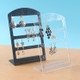 2pcs Acrylic Earring Stud Display Stand 48 Holes Clearview