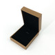 (Free Shipping) Leatherette Jewelry Boxes Gold