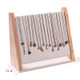 (Free Shipping) Wood Bracelet Necklace Display Ramp 5 Colors