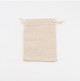 100pcs Cotton Linen Bag Pouch 5" x 7" Beige (13*18cm)