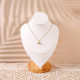 Set of 3 Neck Form Bust Necklace Jewelry Display Bust White Leather