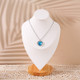 Set of 3 Neck Form Bust Necklace Jewelry Display Bust White Leather