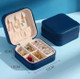 Custom Jewelry Organizer Box Travel Storage Case Black