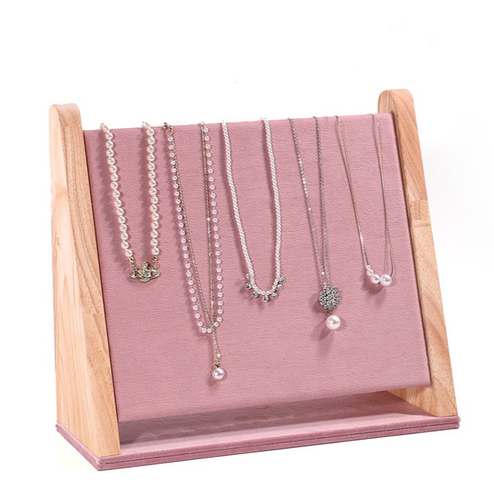 pink jewelry display