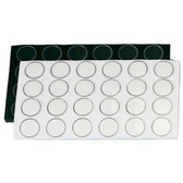 Tray Liner Gem Jar Insert Black Velvet (24 Jars)