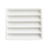 Half Size Tray Liner 5-Section Insert White