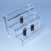 Acrylic Step Riser Stair Display 9"x6"x6"H Clear