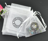 custom print organza bags