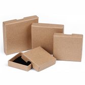 100pcs Shipping Friendly Thin Box 2 3/4" x 2 3/4" x 5/8"H Kraft