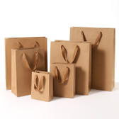 50 Kraft Paper Shopper Shopping  Bag 8x4x11" (20*10*28cm)