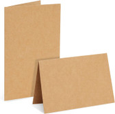 48 Pack Blank Greeting Cards and Envelopes Kraft 4" x 6"