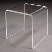 Lightweight Acrylic Square Display Riser 8" x 8" x 8"