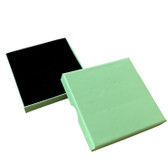 100pcs Shipping Friendly Thin Box 3.5" x 3.5" x 5/8"H Matte Green