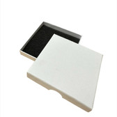 100pcs Shipping Friendly Thin Box 3.5" x 3.5" x 5/8"H White