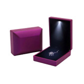 LED Pendant / Earring Box Purple