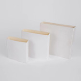 10pcs Paper Sleeve (For 3D Box 2 3/4" x 2 3/4") White