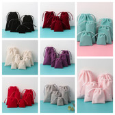 Velvet pouch all colors at Zakka Canada