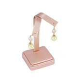 2 Earring Display Stand 4.25"H Steel Pink