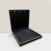 LED Light Jewelry Set Combo Box Black Large