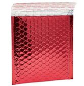 Glamour Poly Bubble Mailer Envelope 8.5" x 11" Red (100pcs)