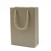 10 Gift Shopping Tote Bag 6" x 2.5" x 8"(15*6*20cm) Gold